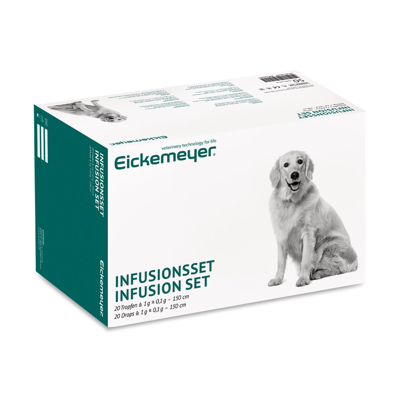 [DK]Infusionssæt Eickemeyer® med Y connector, 150 cm, emballage